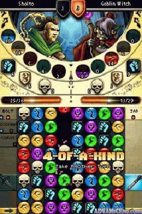 Puzzle Quest 2 (USA) (En,Fr,Es) screen shot game playing